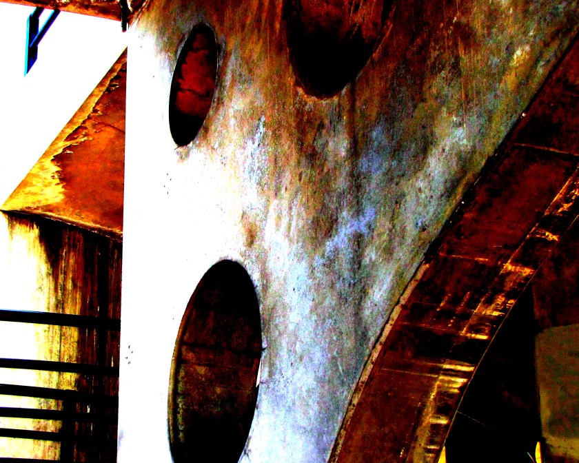 S.Gates...concrete structure2 digital photograph 18 x 24