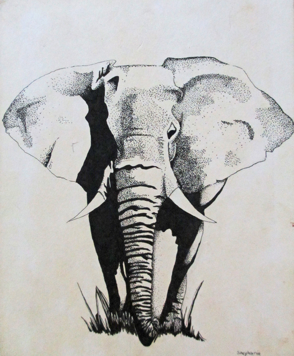 Stephanie H. Elephant - younger years