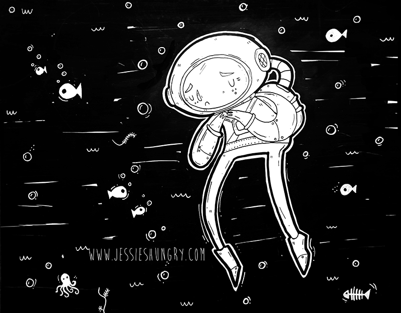 Jessie Caballero Deep Sea Diver