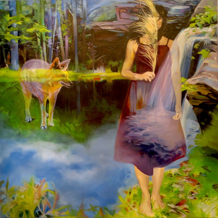 Maxine Davidowitz the girl and the coyote@72dpi